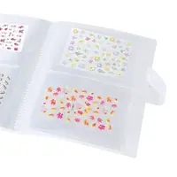 5 Inch 2 Grids Transparent PP Plastic Photocard Storage Albums