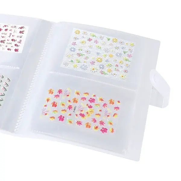 5 Inch 2 Grids Transparent PP Plastic Photocard Storage Albums