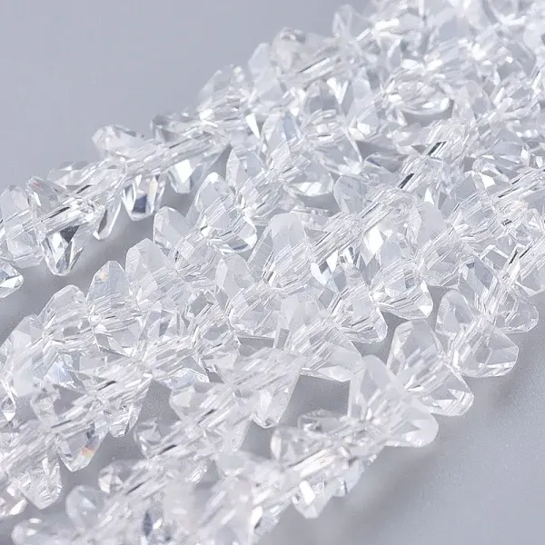 Transparent Glass Beads Strands