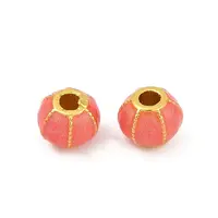 Brass Enamel Beads