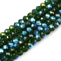 Electroplate Glass Beads Strands