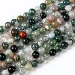 Natural Indian Agate Gemstone Bead Strands