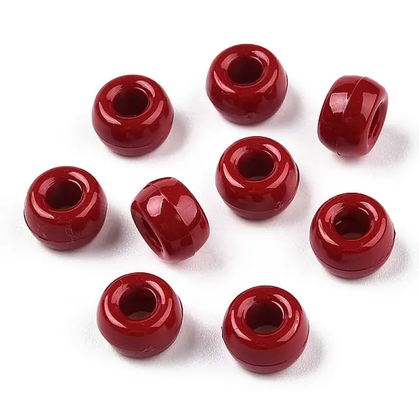 Opaque Plastic Beads