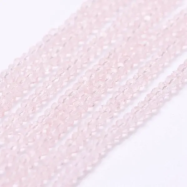 Transparent Glass Beads Strands