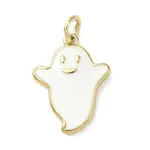Halloween Theme Brass Enamel Pendants