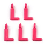 Rack Plating Spray Painted Alloy 1-Loop Link Pendants