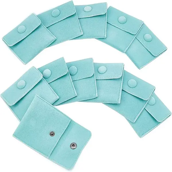 Square Velvet Jewelry Bags