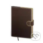 Zápisník Flip hnědo/capuccinová 15 tečkovaný L