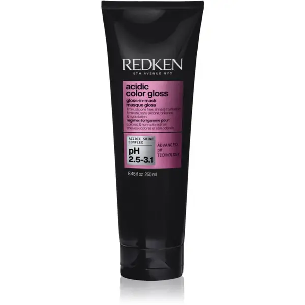 Redken Acidic Color Gloss Gloss-in-Mask vyživujúca a hydratačná maska na vlasy na lesk a hebkosť vlasov 250 ml