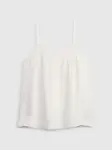 GAP Dětský bavlněný top na ramínka - Holky
