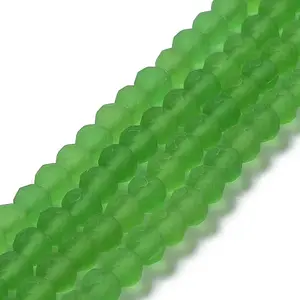 Transparent Glass Beads Strands