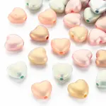 Spray Painted Opaque Acrylic Beads