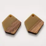 Resin & Walnut Wood Pendants