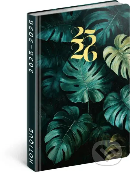 NOTIQUE 18měsíční diář Petito – Monstera 2025/2026