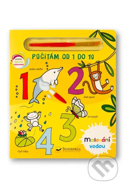 Malování vodou: Počítám od 1 do 10 - kniha z kategorie Omalovánky