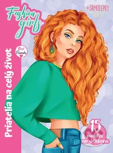 Fashion girls - kniha z kategorie Omalovánky, vystřihovánky, papír