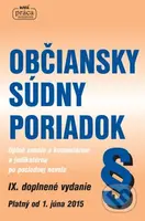 Občiansky súdny poriadok (Platný od 1. júna 2015) - kniha z kategorie Právo