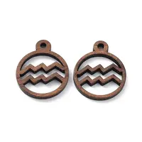 Walnut Wood Laser Cut Pendants