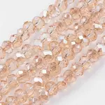 Electroplate Glass Beads Strands
