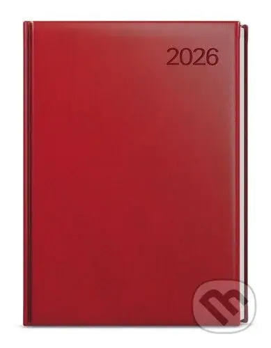 Týdenní diář 2026 Tomáš Vivella A4 bordó