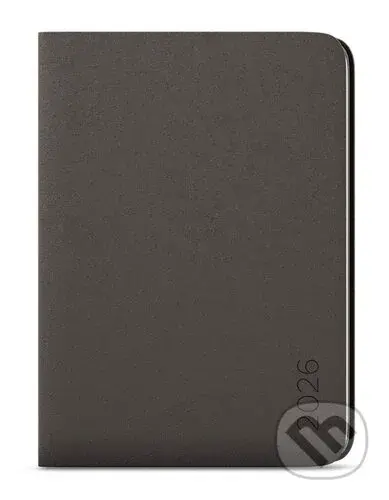 Měsíční diář 2026 s notesem DiNo (šedá) (B5)