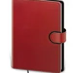 Zápisník Flip L tečkovaný červeno/černý