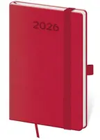 Kapesní diář 2026 Print Pop malinový