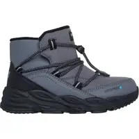 Skechers TURBO TREAD Detská zimná obuv, sivá, veľkosť
