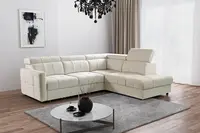 Sedací souprava Senso 1 Provedení: Pravá varianta, látka: Cayenne 1119 grey