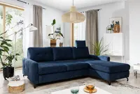 Sedací souprava Nawe 1 Provedení: Pravá varianta, Nožičky: Černé, látka: Riviera 26