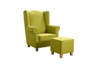 Křeslo AS s taburetem AN 4987 Provedení: Křeslo + taburet, Nožičky: Ořech, látka: AN 4987