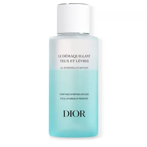 Dior Eye and Lip Makeup Remover dvoufázový odličovač s čisticím extraktem z leknínu 125 ml