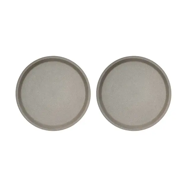 Sada talířů OYOY Yuka 27 x 27 x 1,9 cm 2-pack béžová barva