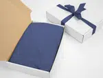 240 ks - Hodvábny papier 500x750 námornícka modrá