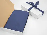 240 ks - Hodvábny papier 500x750 námornícka modrá