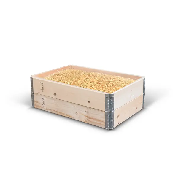 Set pre vyvýšený záhon 1200x800x400 + drevitá vlna