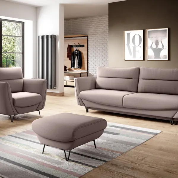 Sestava Silva - 3F + 1F + taburet látka: Gojo 101