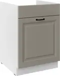 Spodní skříňka pod dřez Stilo 60 ZL 1S BB - Premium Box Barva korpusu: Bílá, Barva dvířek: Clay Grey