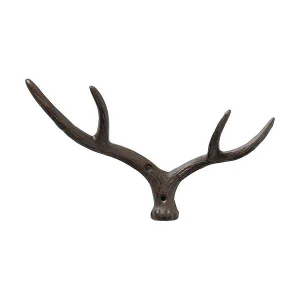 Nástěnný věšák na oblečení Boltze Antler 17 cm černá barva