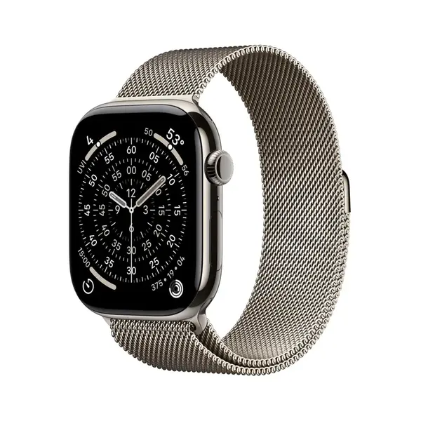 Apple Watch S11 Cell - 46mm Milanese Loop přírodní M/L