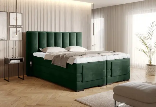 Boxspring Veros Rozměr: 140 x 200 cm, látka: Loco 35