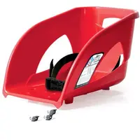 Sedátko k sáňkám SEAT 1 červené