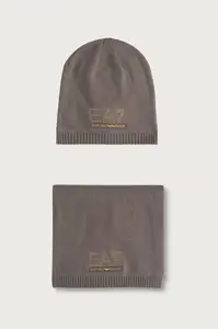 EA7 Emporio Armani  čepice a šála dámská s vlnou