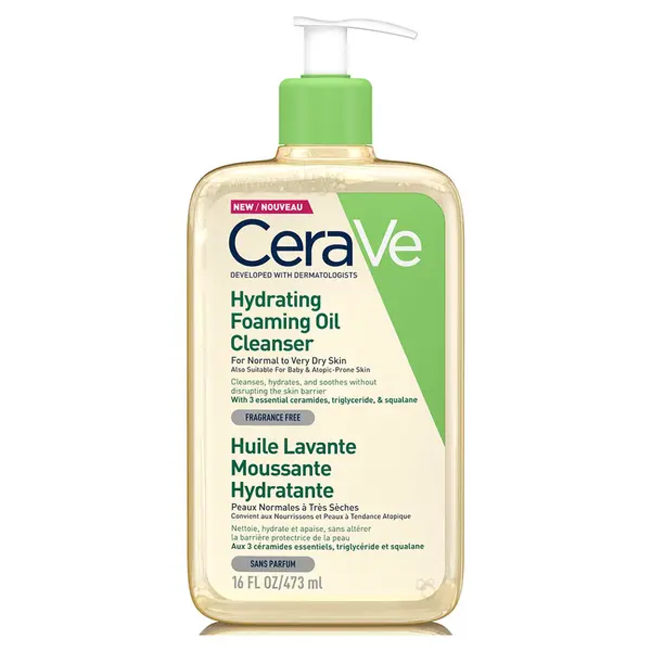 CERAVE Hydratační čisticí pěnící olej 473 ml