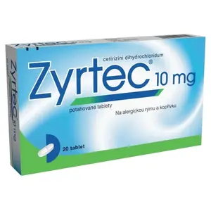 ZYRTEC 10 mg 20 potahovaných tablet