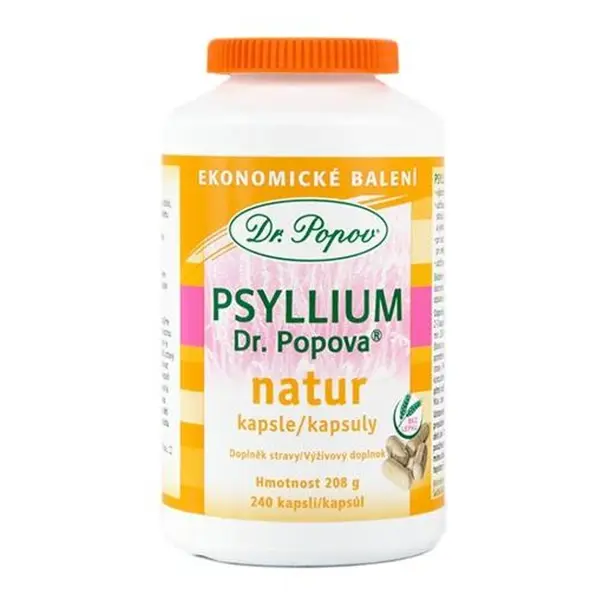 DR.POPOV Psyllium 240 kapslí