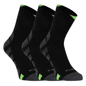 3PACK ponožky čierne (Gastl) M