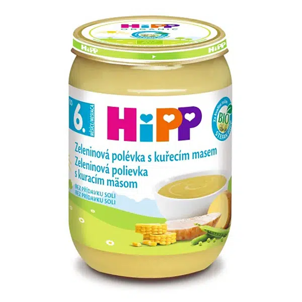HIPP Polévka zeleninová s kuřecím BIO 190 g
