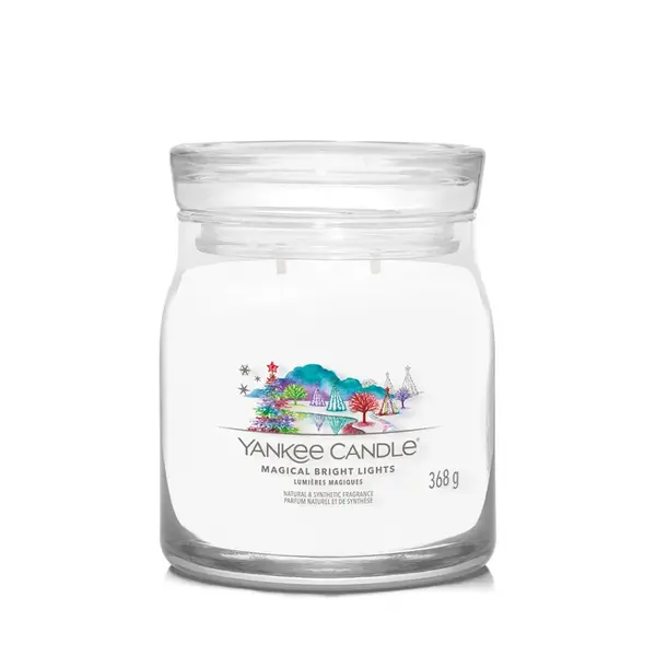 YANKEE CANDLE Signature Vonná svíčka 2 knoty Magical Bright Lights 368 g