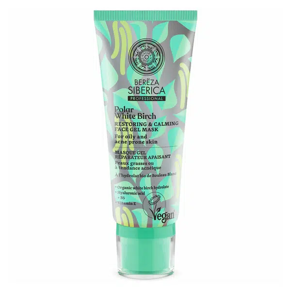 NATURAL SIBERICA Bereza Siberica Obnovující a zklidňující pleťová gelová maska 100 ml